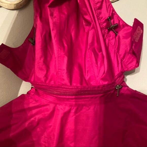 Eddie Bauer Rain Jacket Pockets Hooded Bright - Picture 7 of 8